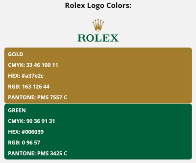 rolex green pantone.